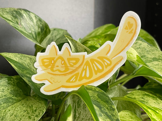 Lemon Cat – Die Cut Sticker