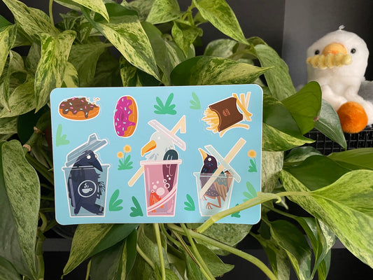 Trash Birds – Sticker Sheet